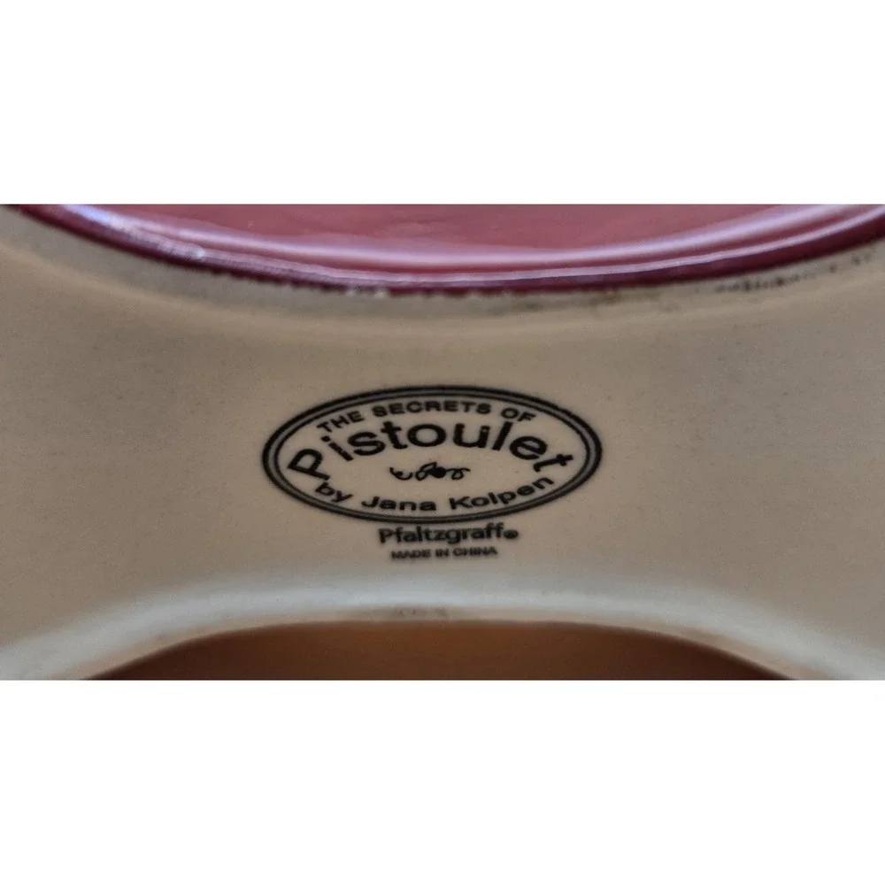 Cruets With‎ Stand Oil And Viniger 3 Piece Ceramic Pfaltzaraff